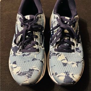 Brooks Navy and Light Blue Athletic Shoes